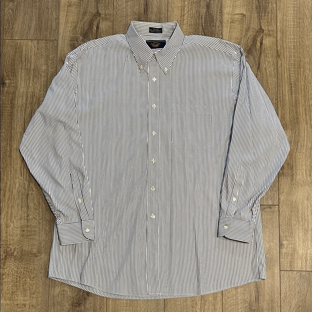 JOS. A. BANK Executive Collection 100% Cotton 2-Ply Pinpoint Button Down Shirt